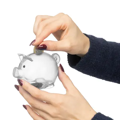 Salvadanaio porcellino Vivi PS riciclato promozionale - Immagine 11