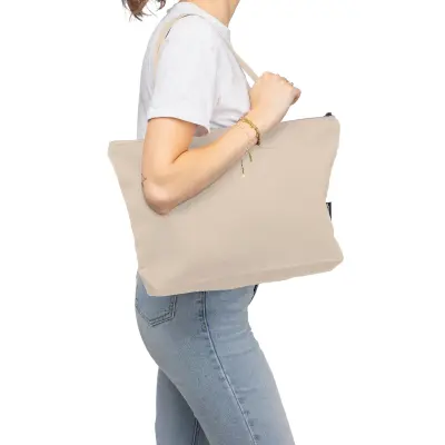Shopper tote MALINA in policotone riciclato 330 g/m² - Immagine 18