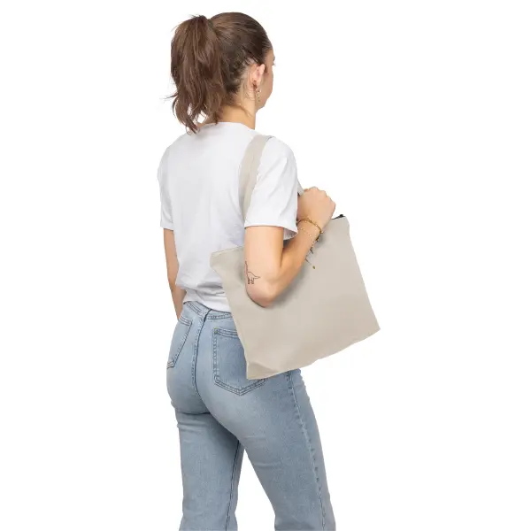 Shopper tote MALINA in policotone riciclato 330 g/m² - Immagine 19