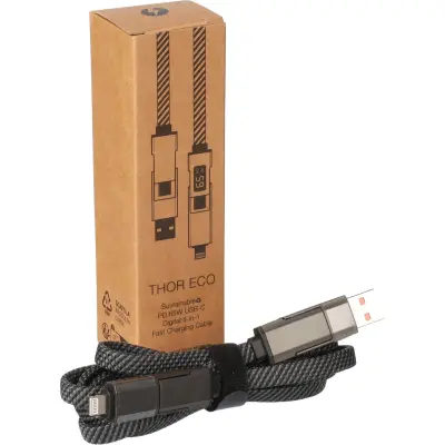 Cavo di ricarica THOR ECO 4-in-1 120 cm personalizzato - Immagine 10