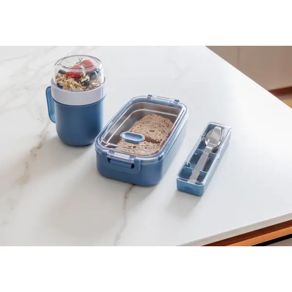 Porta pranzo set posate BRISIO 3 pz in acciaio inox - Immagine 31