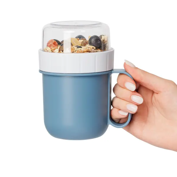 Lunch box NIVO 450 ml con scomparti e maniglia laterale - Immagine 42