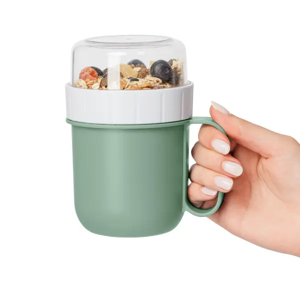 Lunch box NIVO 450 ml con scomparti e maniglia laterale - Immagine 15