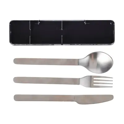Porta pranzo set posate BRISIO 3 pz in acciaio inox - Immagine 14