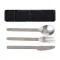 Porta pranzo set posate BRISIO 3 pz in acciaio inox - Anteprima 14