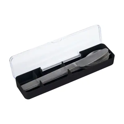 Porta pranzo set posate BRISIO 3 pz in acciaio inox - Immagine 12