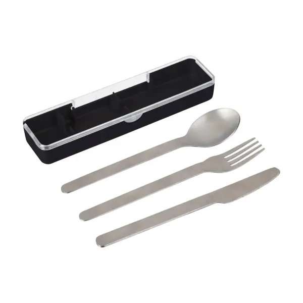 Porta pranzo set posate BRISIO 3 pz in acciaio inox - Immagine 11