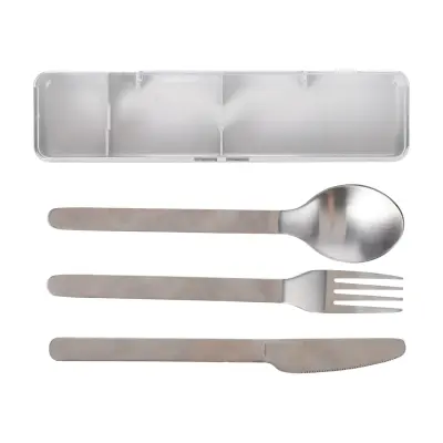 Porta pranzo set posate BRISIO 3 pz in acciaio inox - Immagine 5