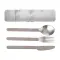 Porta pranzo set posate BRISIO 3 pz in acciaio inox - Anteprima 5