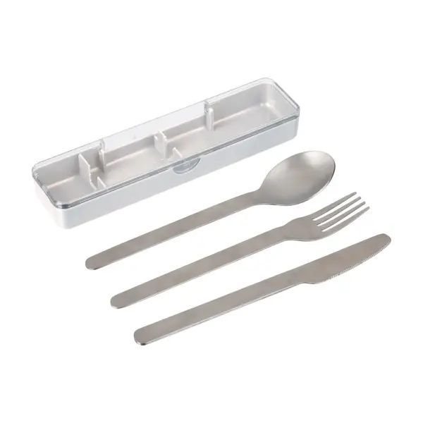 Porta pranzo set posate BRISIO 3 pz in acciaio inox - Immagine 2