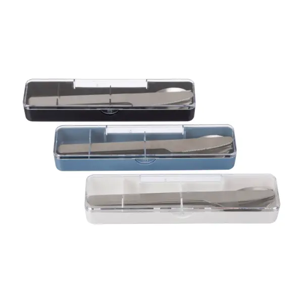 Porta pranzo set posate BRISIO 3 pz in acciaio inox - Immagine 32