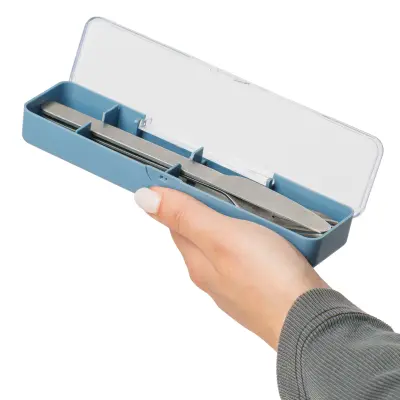 Porta pranzo set posate BRISIO 3 pz in acciaio inox - Immagine 22