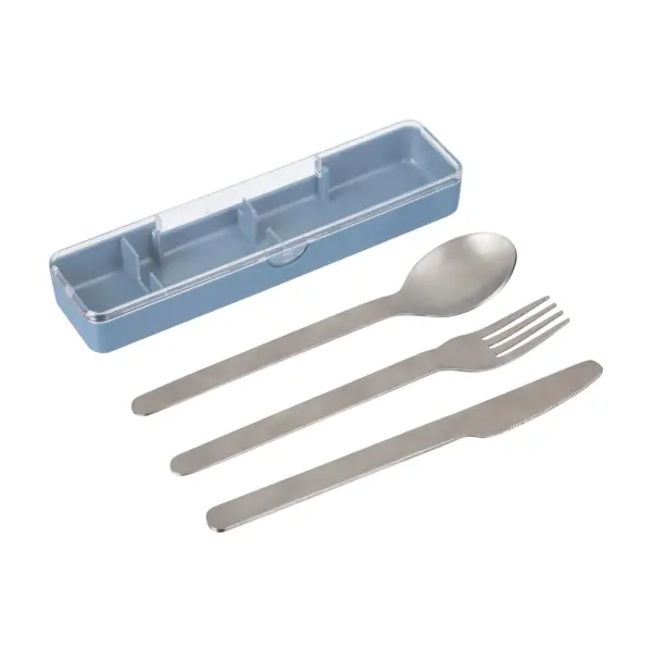 Porta pranzo set posate BRISIO 3 pz in acciaio inox - Immagine 20