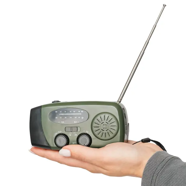 Radio d'emergenza SOLAN riciclata, 1200 mAh - Immagine 52