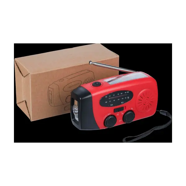 Radio d'emergenza SOLAN riciclata, 1200 mAh - Immagine 14