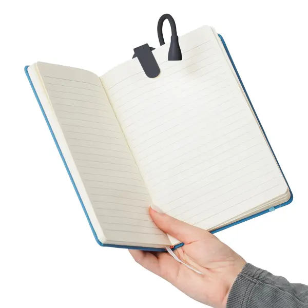 Luce da lettura CLIPLO riciclata, ricaricabile con clip - Immagine 9