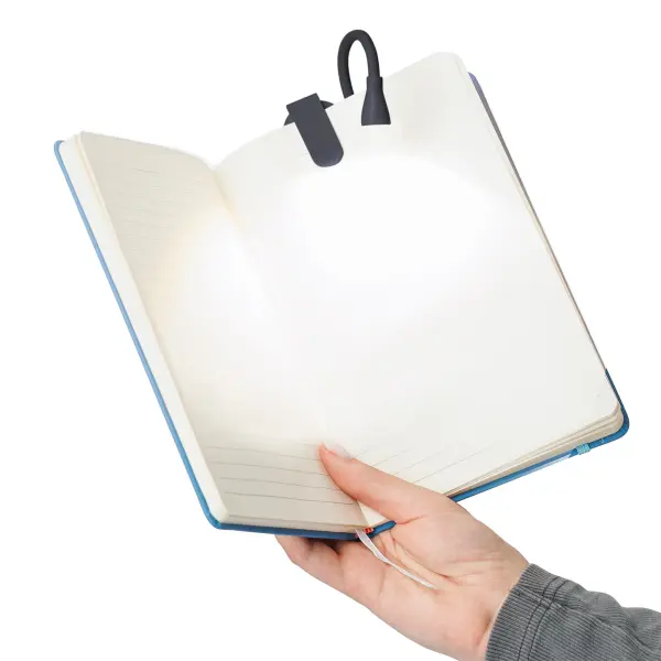 Luce da lettura CLIPLO riciclata, ricaricabile con clip - Immagine 10