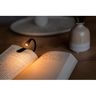 Luce da lettura CLIPLO riciclata, ricaricabile con clip - Immagine 14