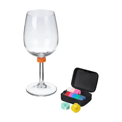 Set segnabicchieri RINGO 12 pz con stampa del tuo logo - Immagine 3