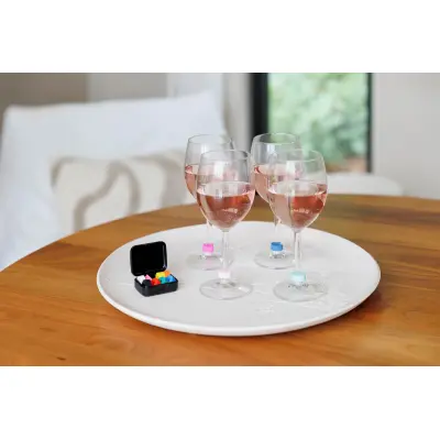 Set segnabicchieri RINGO 12 pz con stampa del tuo logo - Immagine 10