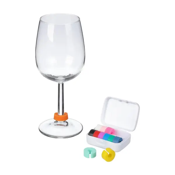 Set segnabicchieri RINGO 12 pz con stampa del tuo logo - Immagine 17