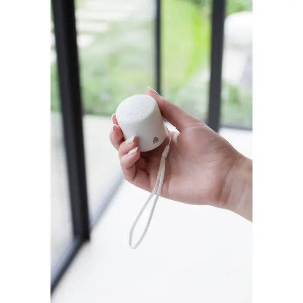 Speaker wireless PEBLO 3W riciclato con stampa del tuo logo - Immagine 15