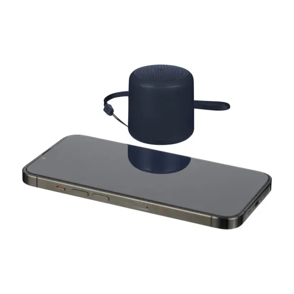 Speaker wireless PEBLO 3W riciclato con stampa del tuo logo - Immagine 18