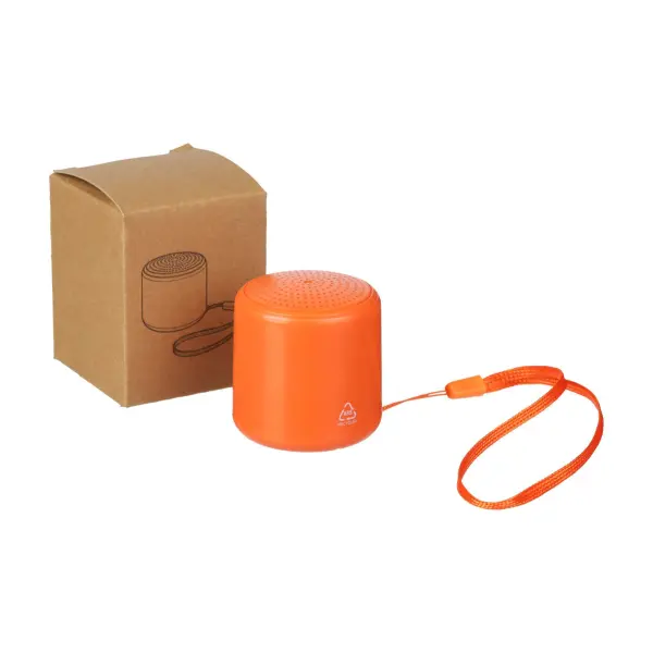 Speaker wireless PEBLO 3W riciclato con stampa del tuo logo - Immagine 72