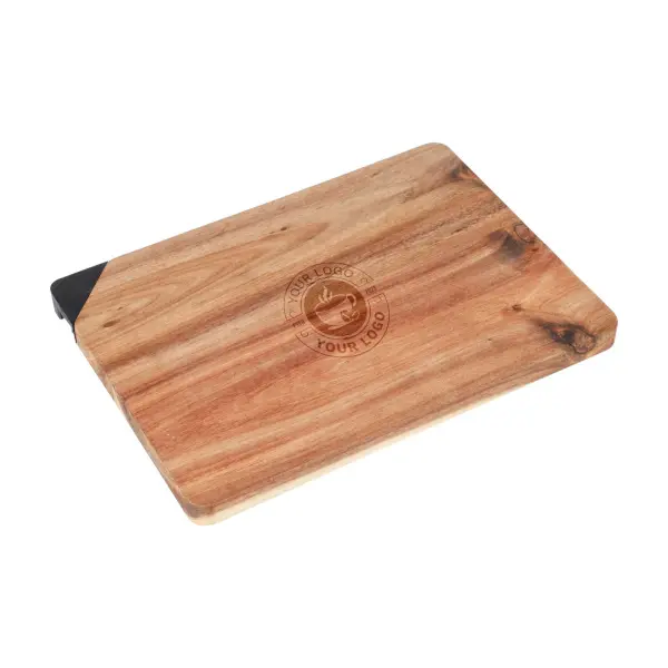 Tagliere in acacia HEINZ 24,5x17,5cm con affilacoltelli - Immagine 7