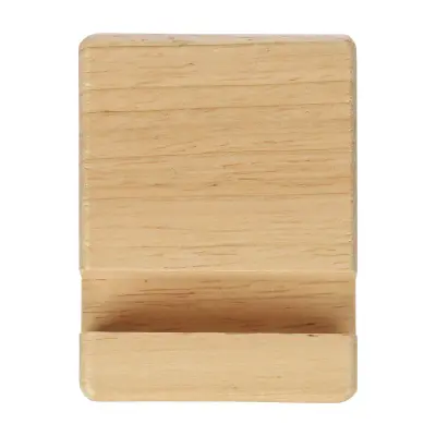 Supporto telefono NYLA 8x6x2 cm in legno riciclato - Immagine 5