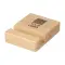 Supporto telefono NYLA 8x6x2 cm in legno riciclato - Anteprima 3
