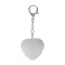 Portachiavi con torcia GLEAMO cuore 10 LED ricaricabile USB-C - Anteprima 4