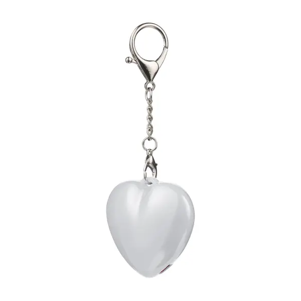 Portachiavi con torcia GLEAMO cuore 10 LED ricaricabile USB-C - Immagine 8
