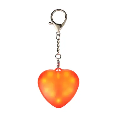 Portachiavi con torcia GLEAMO cuore 10 LED ricaricabile USB-C - Immagine 14