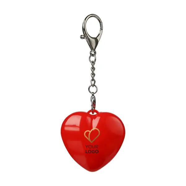 Portachiavi con torcia GLEAMO cuore 10 LED ricaricabile USB-C - Immagine 11
