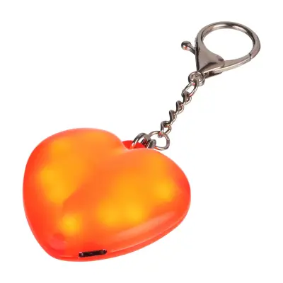 Portachiavi con torcia GLEAMO cuore 10 LED ricaricabile USB-C - Immagine 12
