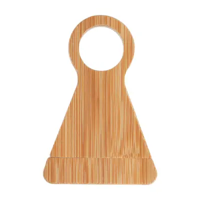 Portabottiglia Vincio in bambù riciclato con cavatappi magnetico - Immagine 5