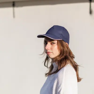 Cappellino 5 pannelli in cotone Beau - Immagine 49
