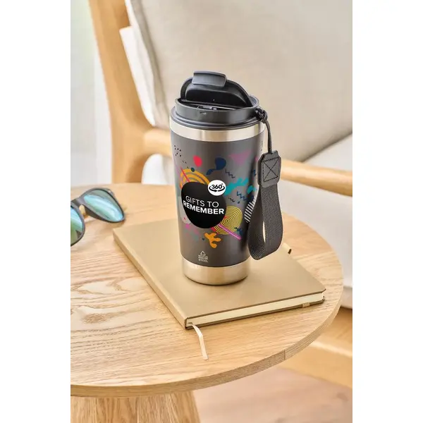 Tazza termica KAYLA riciclata 500 ml con logo - Immagine 29