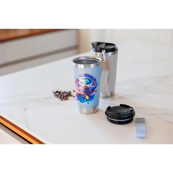 Tazza termica KAYLA riciclata 500 ml con logo - Immagine 15