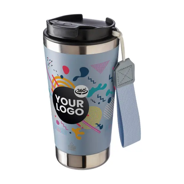 Tazza termica KAYLA riciclata 500 ml con logo - Immagine 10