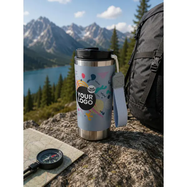 Tazza termica KAYLA riciclata 500 ml con logo - Immagine 13