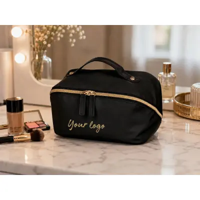 Beauty case ALON in PU riciclato con logo - Immagine 3