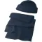 Set cappello e sciarpa in pile Russo - Anteprima 1