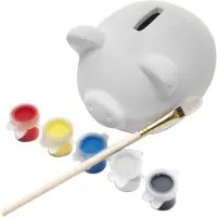 Salvadanaio MONIKA in gesso personalizzabile