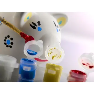 Salvadanaio MONIKA in gesso personalizzabile - Immagine 2