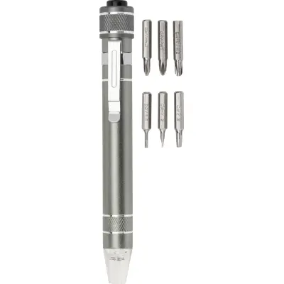 Set cacciavite tascabile in alluminio Paquita - Immagine 2