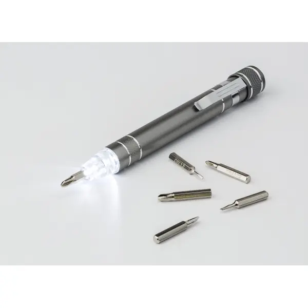 Set cacciavite tascabile in alluminio Paquita - Immagine 4