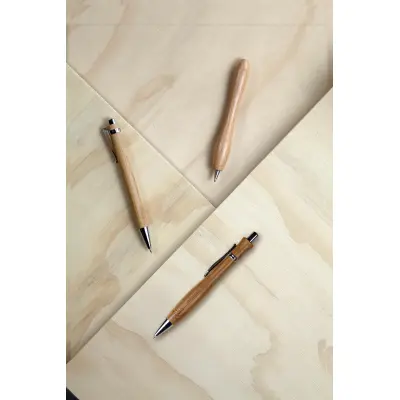 Penna a sfera in legno Meera - Immagine 3