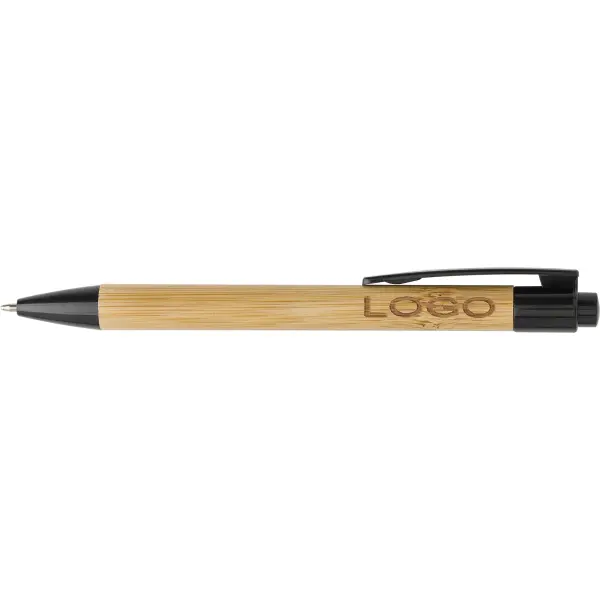 Penna a sfera in bamboo Lacey - Immagine 3